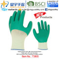 (Patent Products) Latex Coated Green Environment Gloves T1000